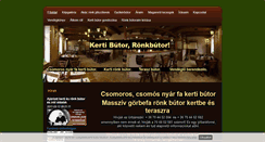 Desktop Screenshot of kertibutor.freewb.hu