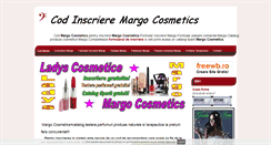 Desktop Screenshot of codmargocosmetics.freewb.ro