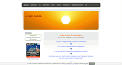 Desktop Screenshot of anaplapja.freewb.hu