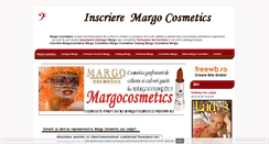 Desktop Screenshot of margocosmetics.freewb.ro