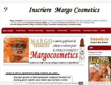 Tablet Screenshot of margocosmetics.freewb.ro
