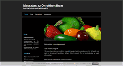 Desktop Screenshot of masszazslap.freewb.hu