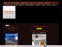 Tablet Screenshot of galeriagabriela.freewb.ro