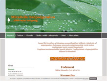 Tablet Screenshot of mirabelleszalon.freewb.hu
