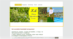 Desktop Screenshot of korisapartman.freewb.hu
