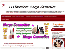 Tablet Screenshot of margocosmeticsro.freewb.ro