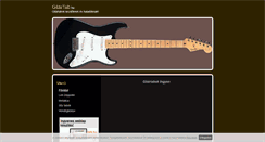 Desktop Screenshot of gitartab.freewb.hu