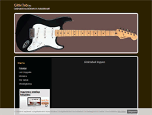 Tablet Screenshot of gitartab.freewb.hu
