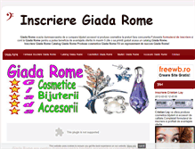 Tablet Screenshot of giadarome.freewb.ro
