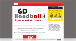 Desktop Screenshot of gdhandball.freewb.hu