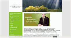 Desktop Screenshot of peptidinfo.freewb.hu