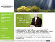Tablet Screenshot of peptidinfo.freewb.hu