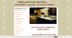 Desktop Screenshot of gerelyhome.freewb.hu