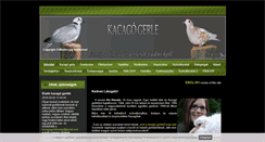 Desktop Screenshot of kacagogerle.freewb.hu
