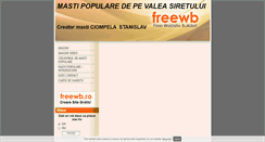 Desktop Screenshot of mastipopulare.freewb.ro
