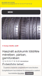 Mobile Screenshot of hasznaltgumi.freewb.hu