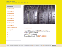 Tablet Screenshot of hasznaltgumi.freewb.hu