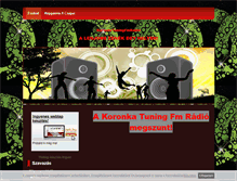 Tablet Screenshot of koronkatunigfmradio.freewb.hu