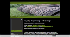 Desktop Screenshot of hasznaltgumik.freewb.hu