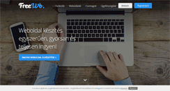 Desktop Screenshot of freewb.hu