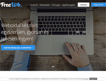 Tablet Screenshot of freewb.hu