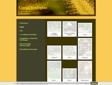 Tablet Screenshot of csergovendeghaz.freewb.hu