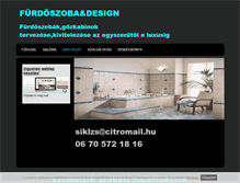 Tablet Screenshot of furdoszoba.freewb.hu