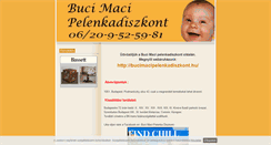 Desktop Screenshot of pelenkadiszkont.freewb.hu