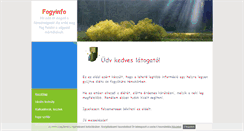 Desktop Screenshot of fogyi.freewb.hu