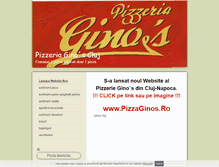 Tablet Screenshot of pizzeriaginoscluj.freewb.ro