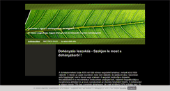 Desktop Screenshot of dohanyzasleszokas.freewb.hu