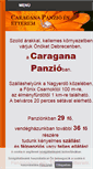 Mobile Screenshot of caraganaszallas.freewb.hu