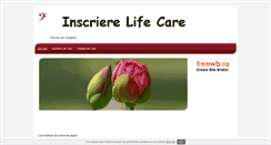 Desktop Screenshot of lifecare.freewb.ro