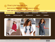 Tablet Screenshot of olcsohasznaltruha.freewb.hu