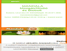 Tablet Screenshot of mandalastudio.freewb.hu